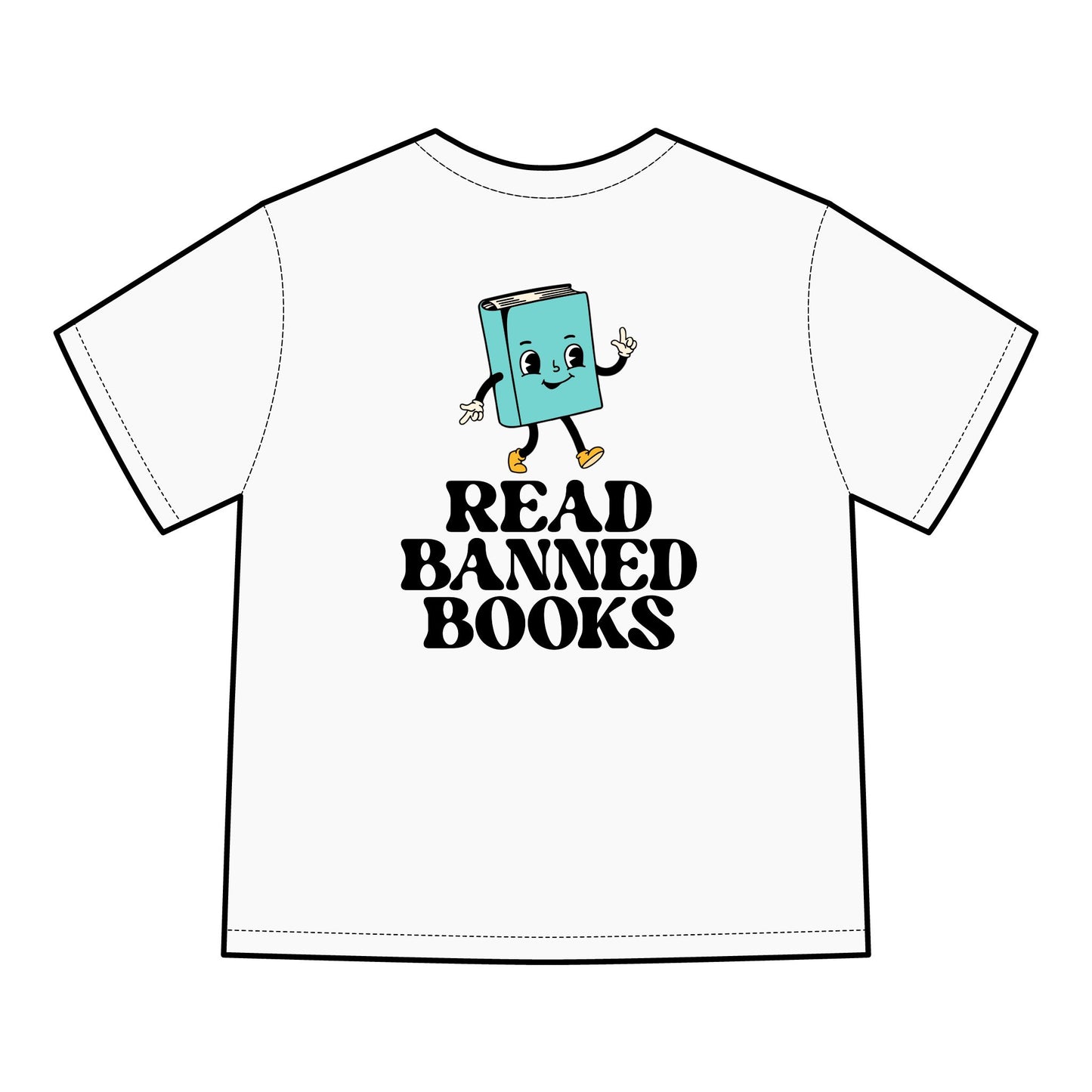 "Read Banned Books" - Garment Dyed T-Shirt