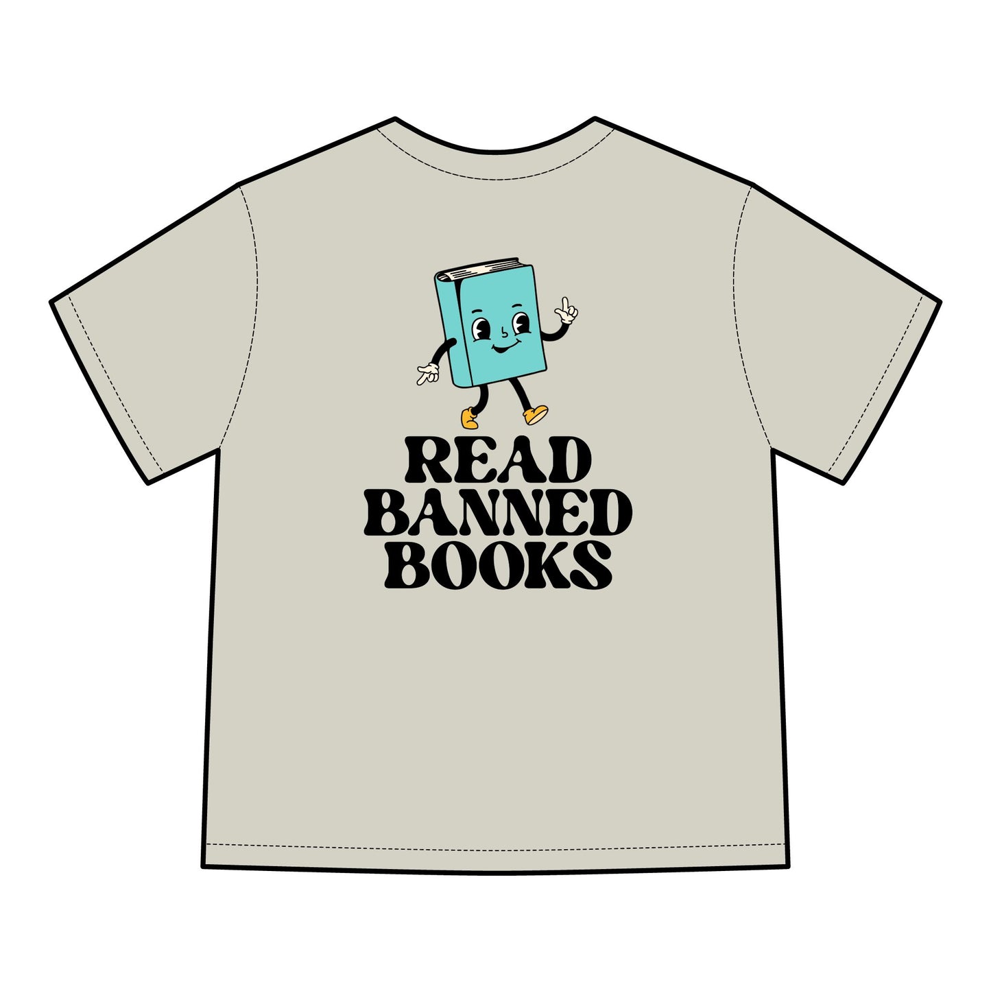 "Read Banned Books" - Garment Dyed T-Shirt