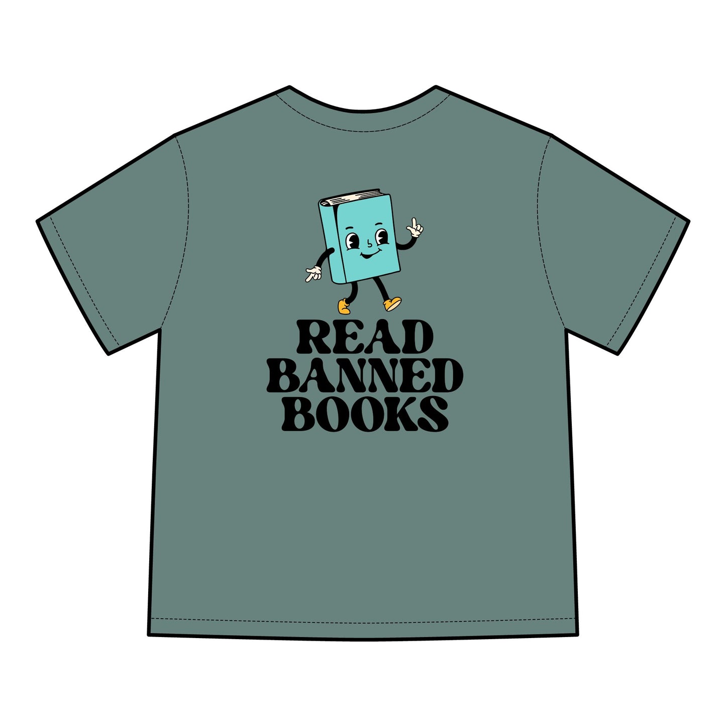 "Read Banned Books" - Garment Dyed T-Shirt