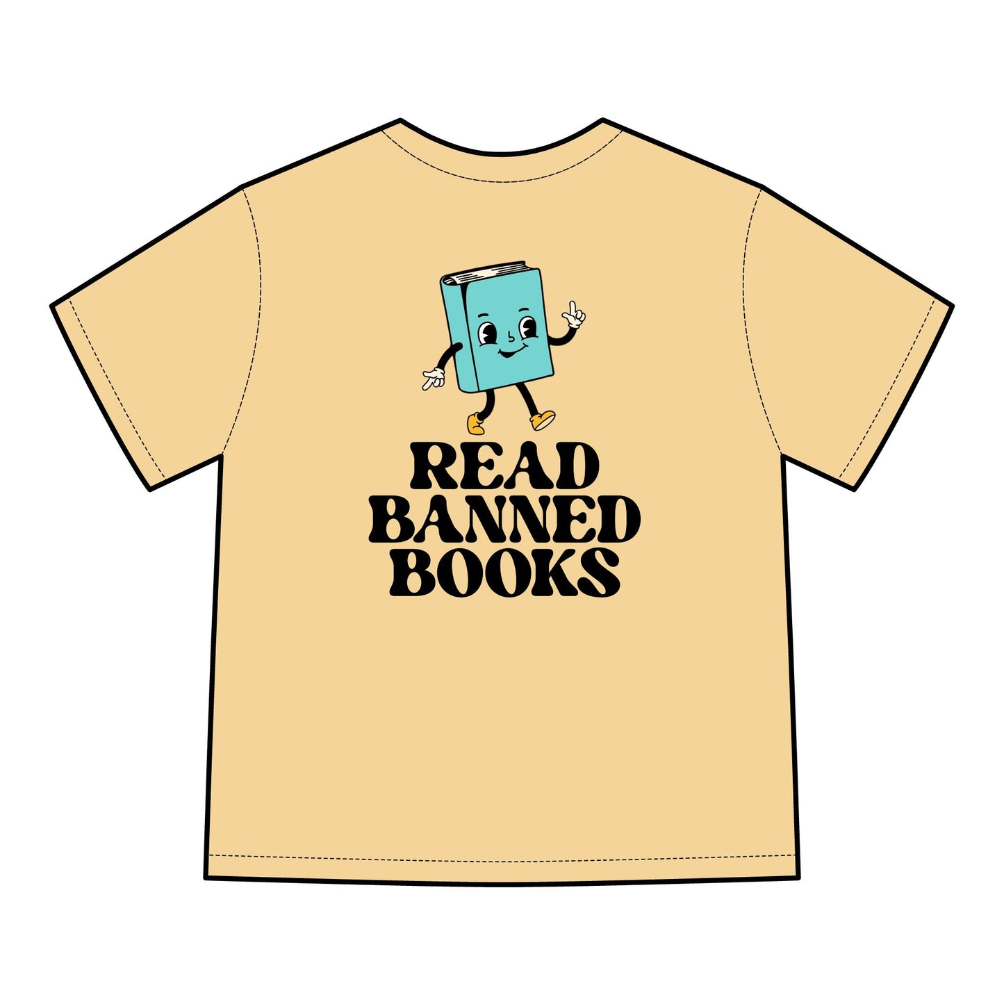 "Read Banned Books" - Garment Dyed T-Shirt