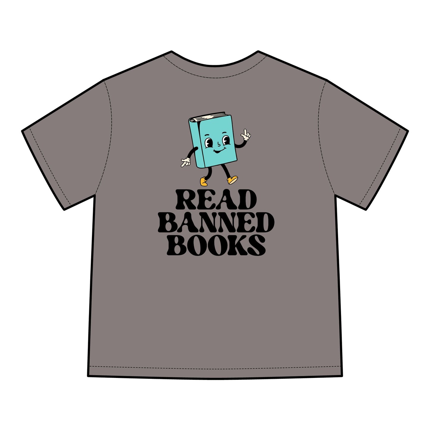 "Read Banned Books" - Garment Dyed T-Shirt