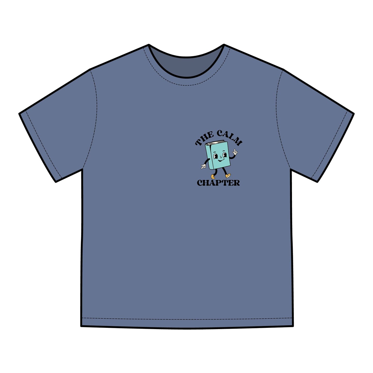 The Calm Chapter Mascot - Garment Dyed T-Shirt