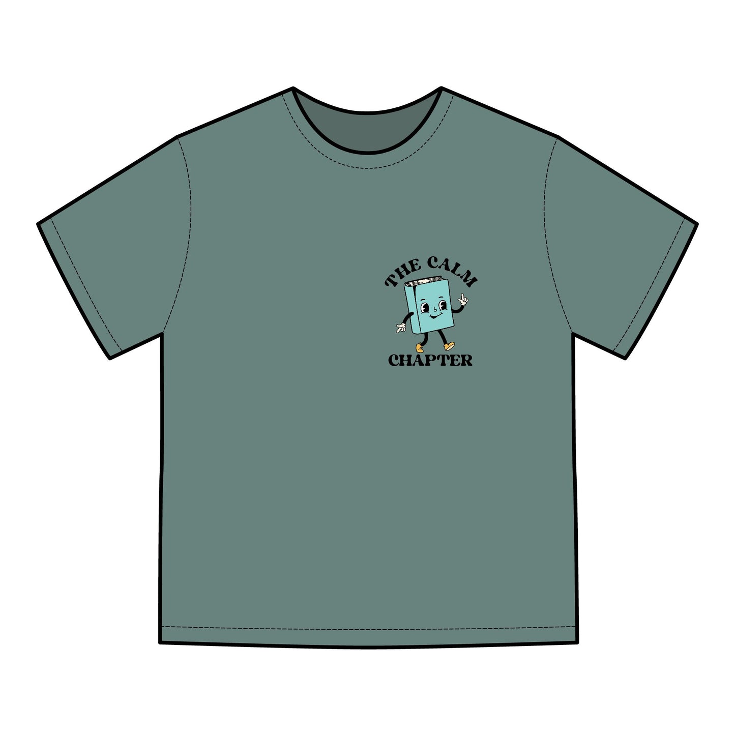The Calm Chapter Mascot - Garment Dyed T-Shirt
