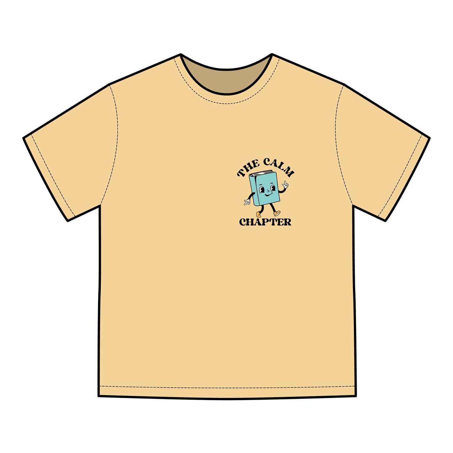The Calm Chapter Mascot - Garment Dyed T-Shirt